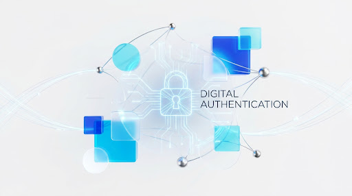 Future Tech Authentication Illustration